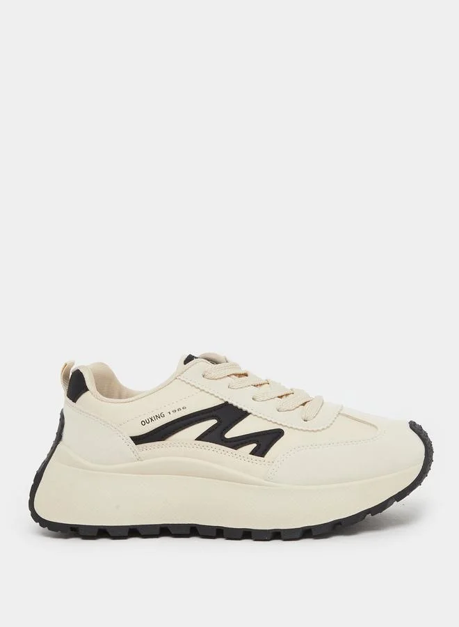 Styli Styli Chunky Sole Lace Up Sneakers
