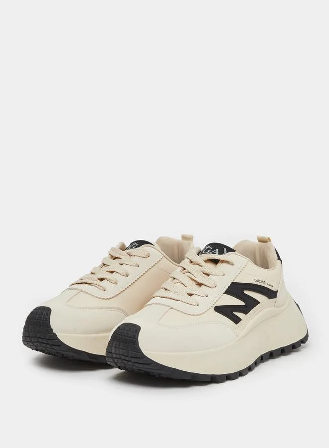 Styli Styli Chunky Sole Lace Up Sneakers