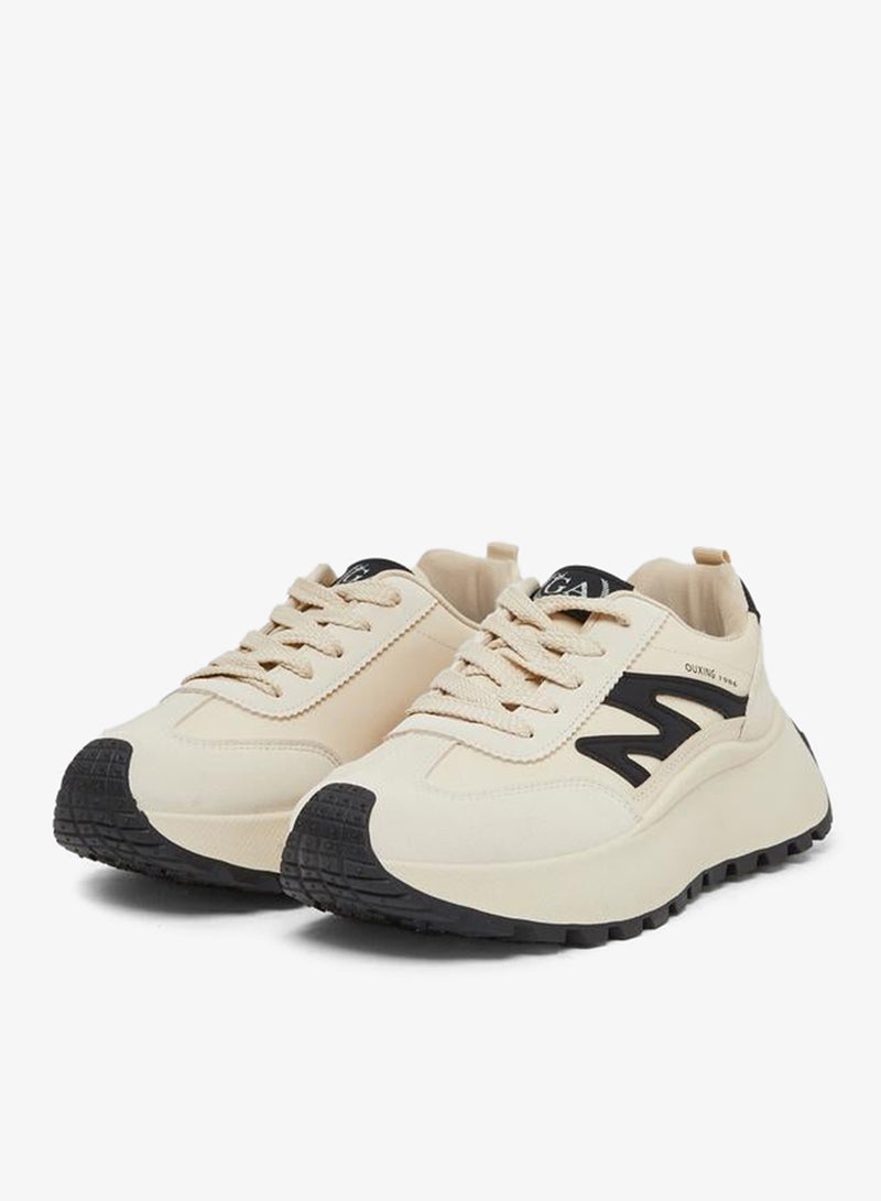 Styli Chunky Sole Lace Up Sneakers - Image 2