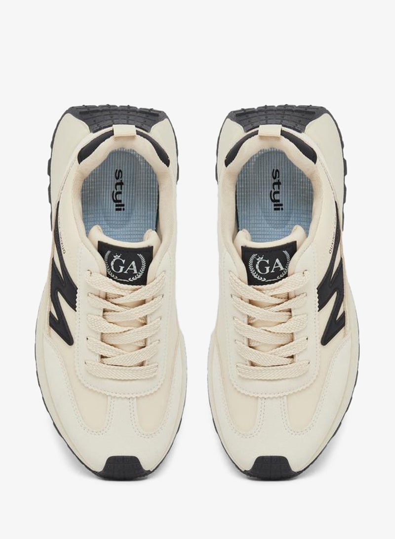 Styli Chunky Sole Lace Up Sneakers - Image 5