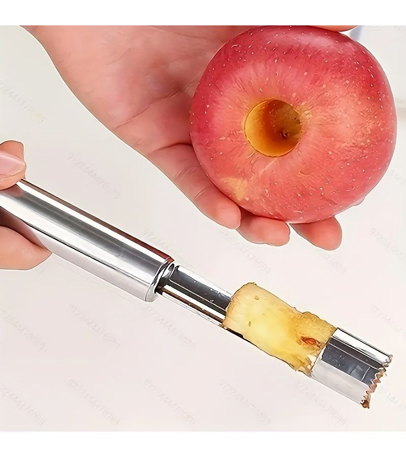 Stainless Steel Apple Corer and Slicer with Ergonomic Handle Easy Clean - Image 1