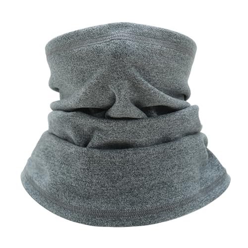Outrip Kids Ski Mask Fleece Neck Gaiter Warmer Winter Face Cover Scarf Balaclava for 3-14 Years Boys Girls Adjustable (3PCS Black+Grey+Blue) - Image 5