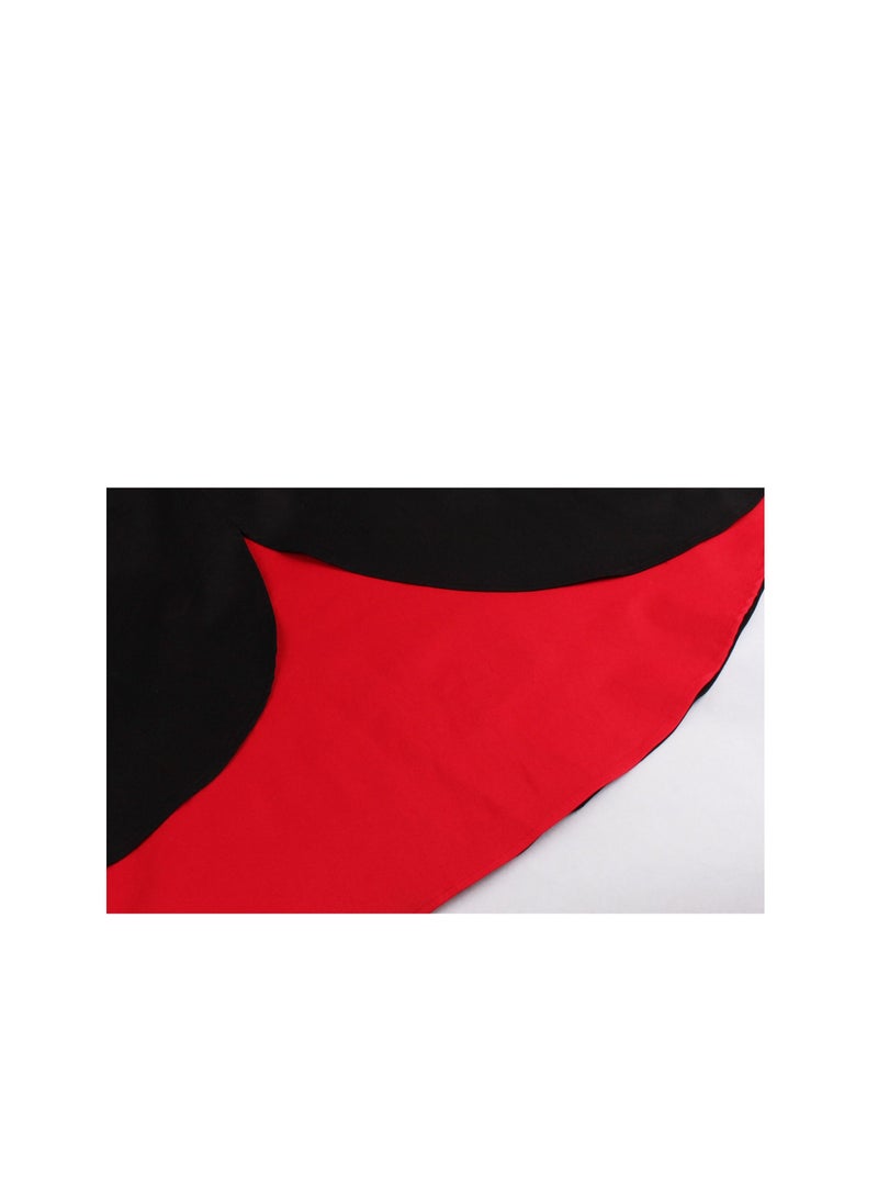 فستان A-Line مزين بأقواس أنيقة - Image 2