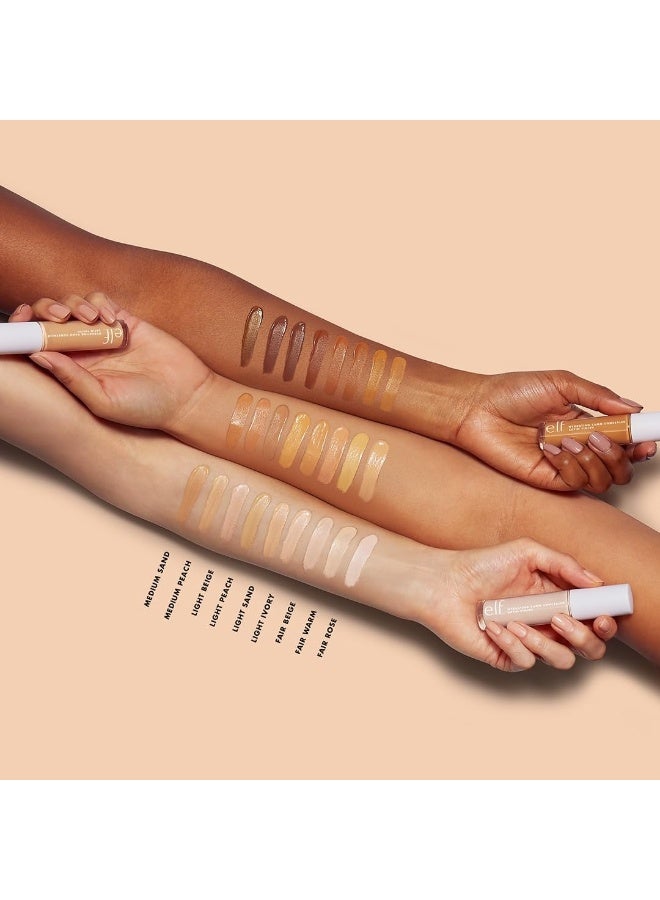 elf Hydrating Camo Concealer, Lightweight, Full Coverage, Long Lasting, Conceals,Highlights, Satin Finish (Light Sand) - Image 4