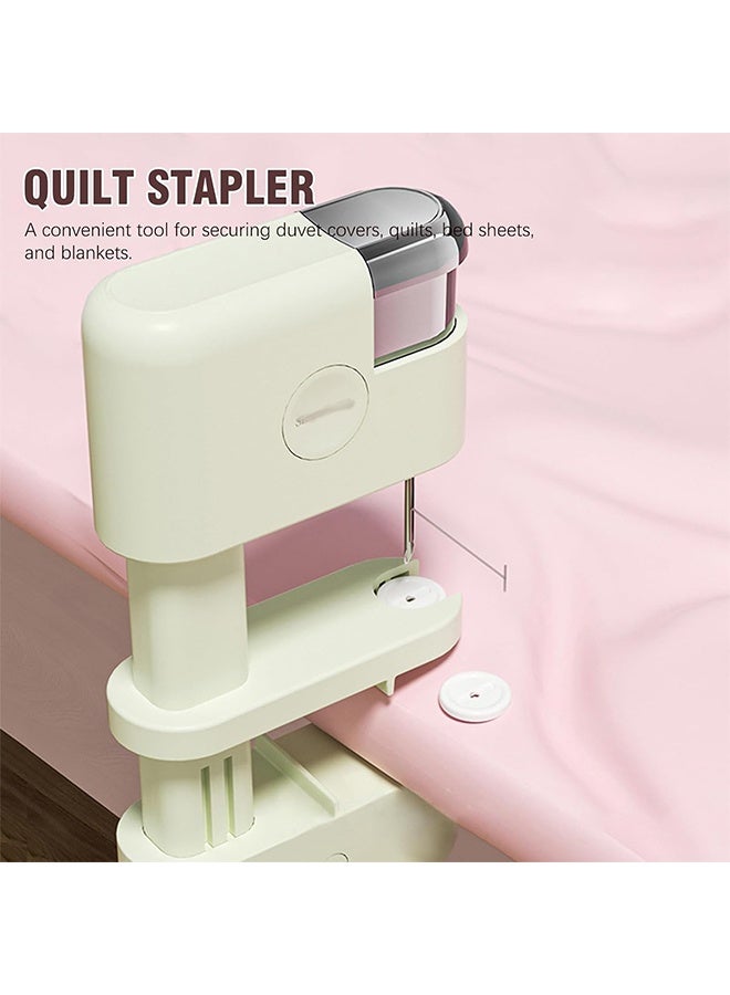 مسدس خياطة سريع للملابس والبطانيات – لتثبيت أغطية اللحاف والبطانيات – سهل الاستخدام، مشبك قابل لإعادة الاستخدام لمنع الانزلاق – لللحاف والملابس (بنفسجي) - Image 3