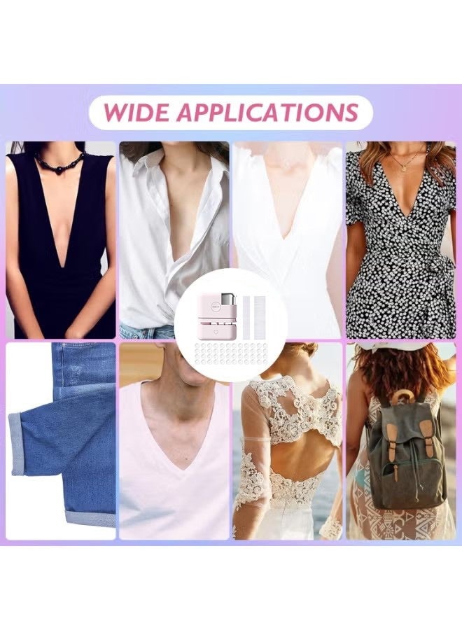 مسدس خياطة سريع للملابس والبطانيات – لتثبيت أغطية اللحاف والبطانيات – سهل الاستخدام، مشبك قابل لإعادة الاستخدام لمنع الانزلاق – لللحاف والملابس (بنفسجي) - Image 5