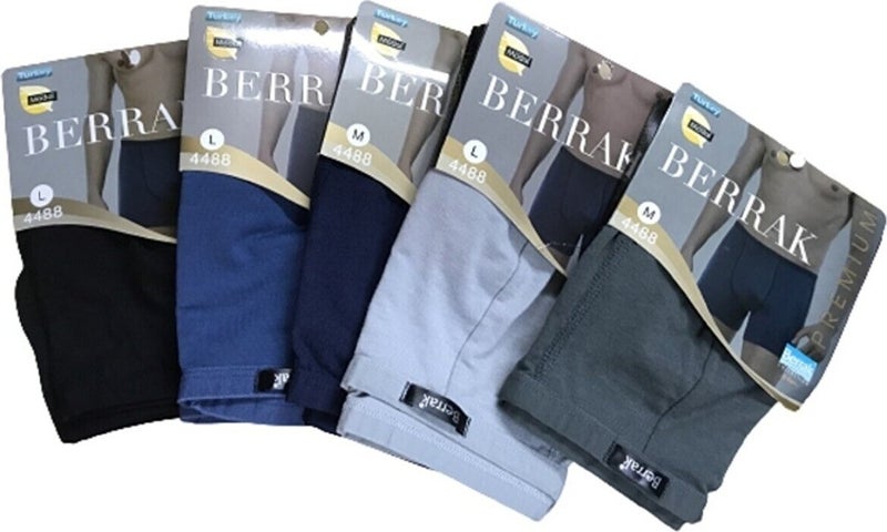 Berrak 4488 Men's Modal Thin Belt Boxer 3-Piece