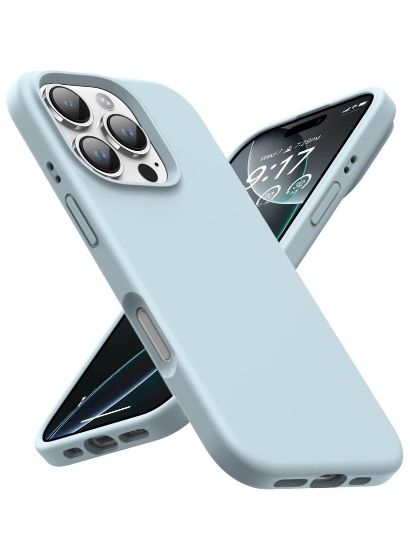 FOCUS iPhone 16 Pro Protective Slim Fit Case Liquid Silicone Cover with Full Body Protection Anti-Scratch Shockproof Case