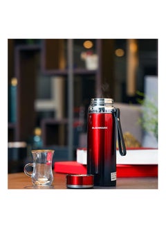 Olsenmark Stainless Steel Vacuum Bottle, 1000 ml, Double Wall, OMVF2486 ,Rust Free Stainless Steel  - Image 4