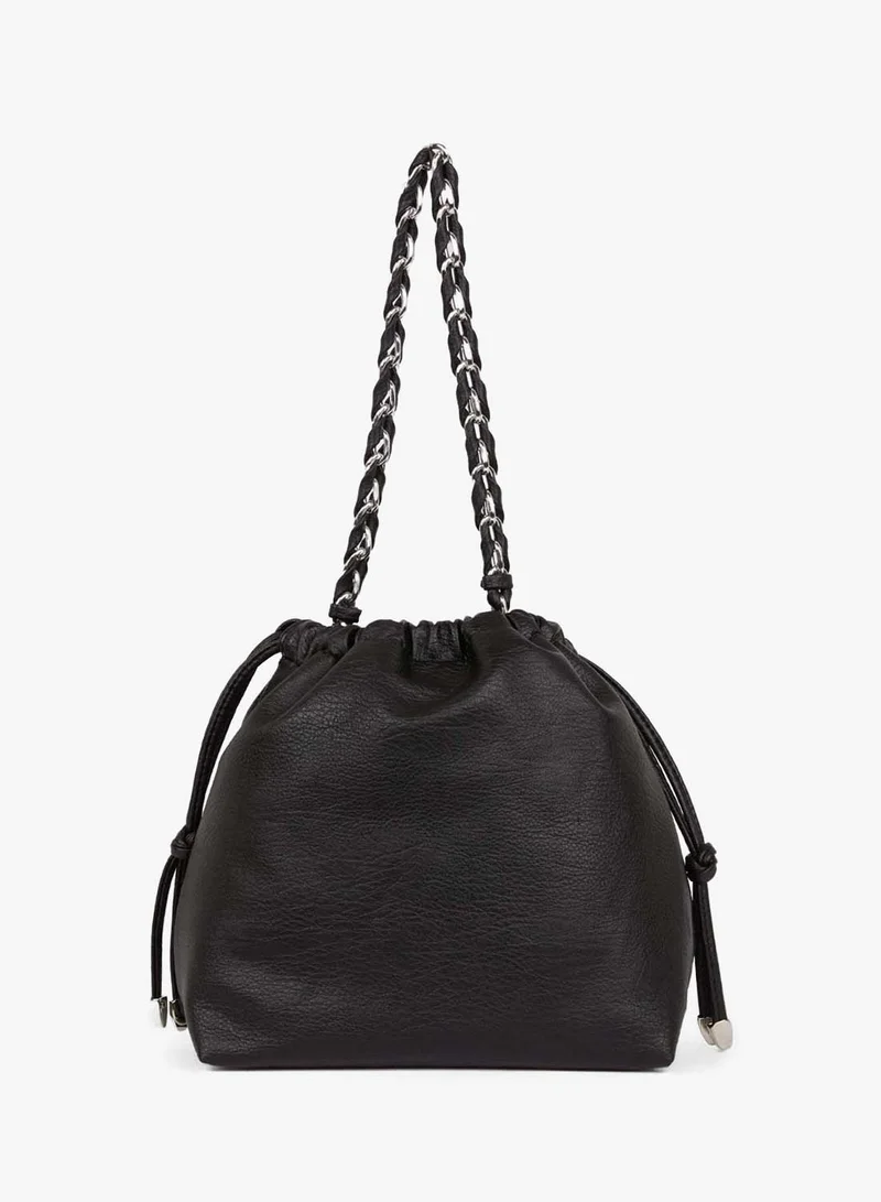 Defacto  Woman Chain Strap Detailed Faux Leather Shoulder Bag for Women | Best Price UAE