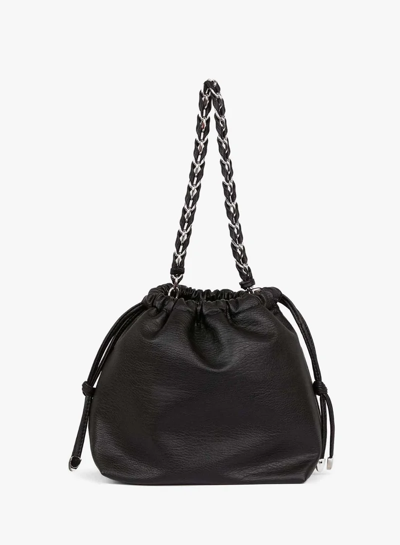 DeFacto Woman Chain Strap Detailed Faux Leather Shoulder Bag