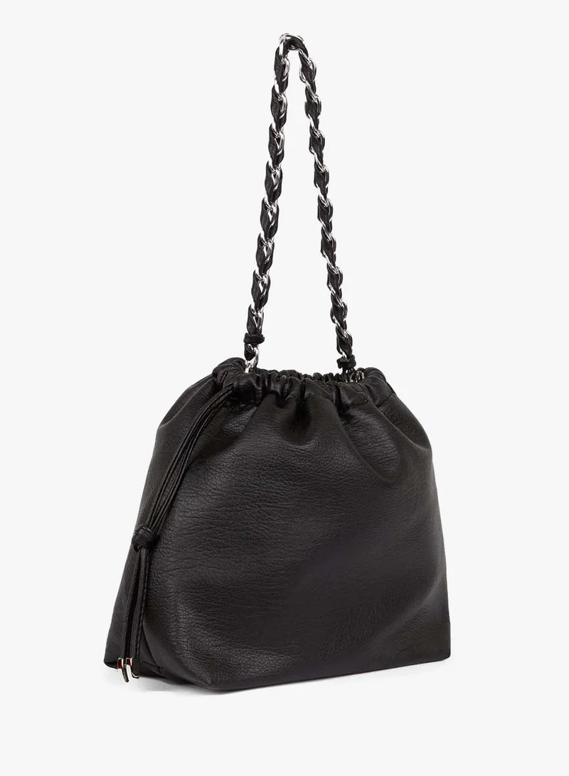 Defacto  Woman Chain Strap Detailed Faux Leather Shoulder Bag for Women | Best Price UAE