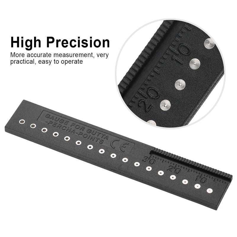 Gutta Percha Points Span Measure Scale Root Canal Measuring Ruler Dental Tools Instruments - Image 4