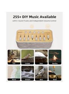 EZVALO Ezvalo Sound Machine Bluetooth Speaker with 255+ Mixing Options | Night Light |Sleep Timer  - Image 3