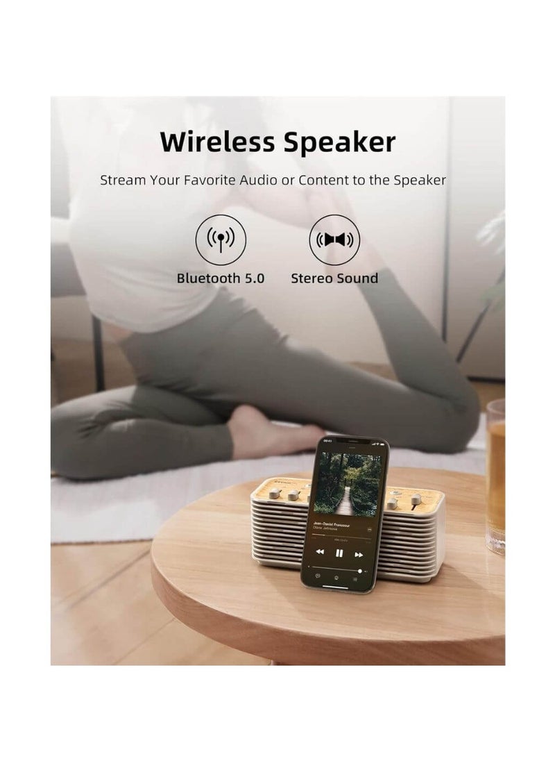 EZVALO - Ezvalo Sound Machine Bluetooth Speaker with 255+ Mixing Options | Night Light |Sleep Timer - Image 1