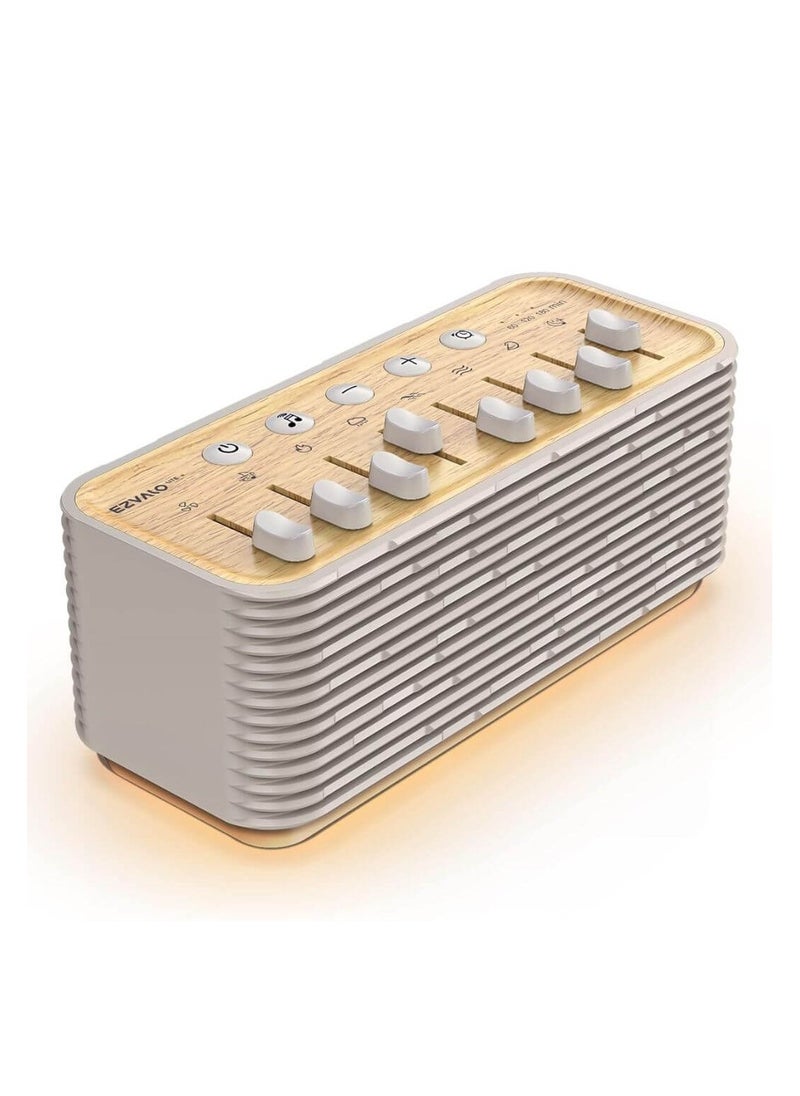 EZVALO - Ezvalo Sound Machine Bluetooth Speaker with 255+ Mixing Options | Night Light |Sleep Timer - Image 1