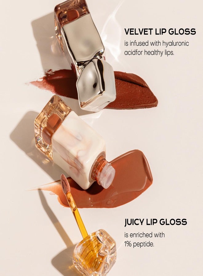 Mistine Makeup Velvet Lip Gloss Matte Lip Cream Liquid Lipstick Softening with Hyaluronic Acid Lip Tint, Non-Sticky Lightweight Lip Color V01 Sunset Afterglow 0.1 fl oz - Image 5