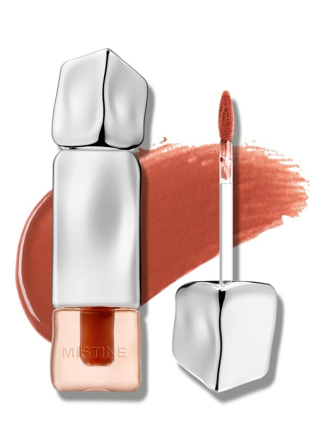 Mistine Makeup Velvet Lip Gloss Matte Lip Cream Liquid Lipstick Softening with Hyaluronic Acid Lip Tint, Non-Sticky Lightweight Lip Color V01 Sunset Afterglow 0.1 fl oz - Image 1