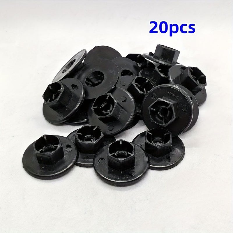20pcs Heavy Duty Black Plastic Fender Liner Fasteners for Hyundai and Kia Cars Mudguard Clips - Image 3