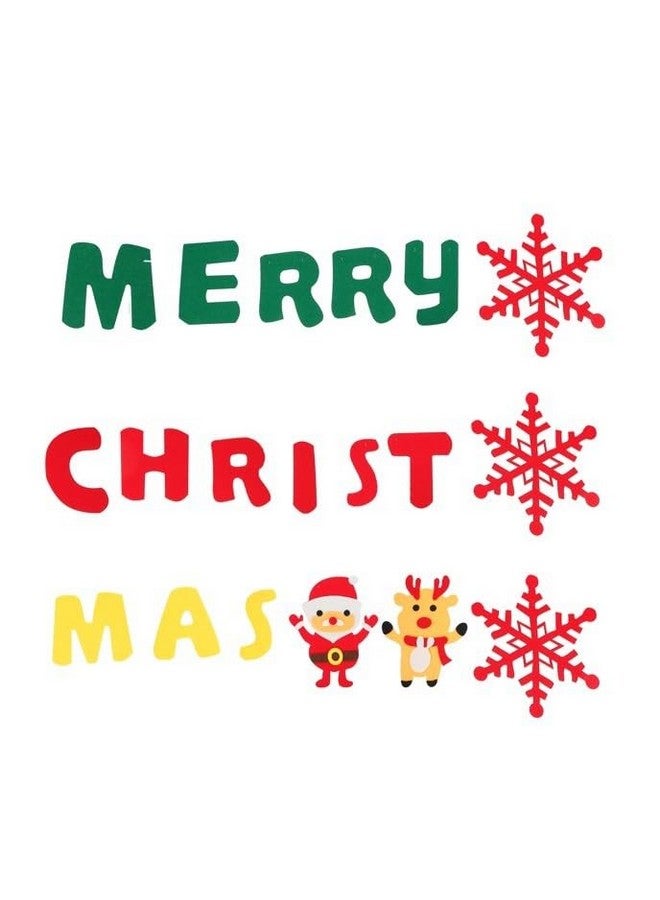 Moira Merry Christmas Bunting Banner for Home Door Mantle Decoration, 300 cm - Image 4