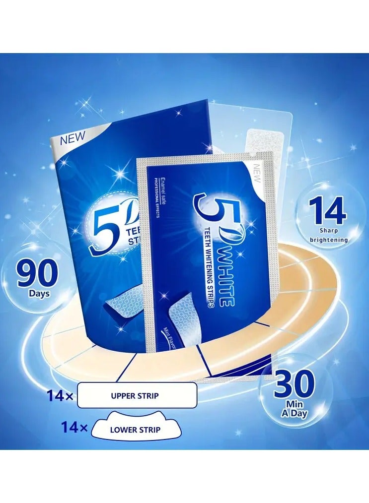 Rozino 14 Pairs Of Teeth Whitening Strips, Teeth Cleaning, Deep Cleaning Teeth, Used for Daily Oral Care - Image 3