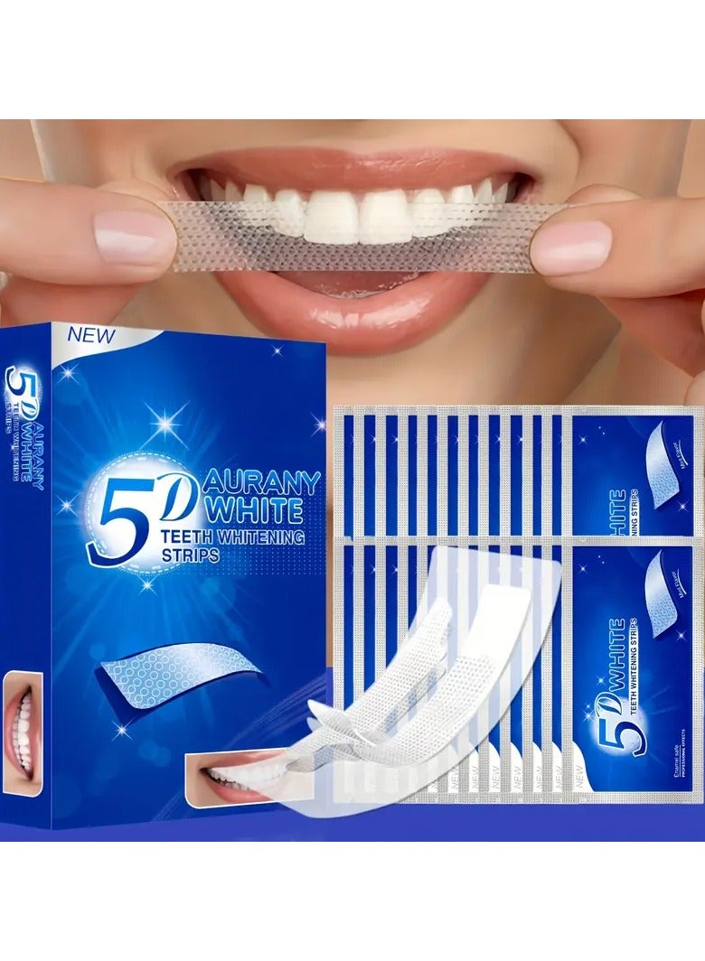 Rozino 14 Pairs Of Teeth Whitening Strips, Teeth Cleaning, Deep Cleaning Teeth, Used for Daily Oral Care - Image 1