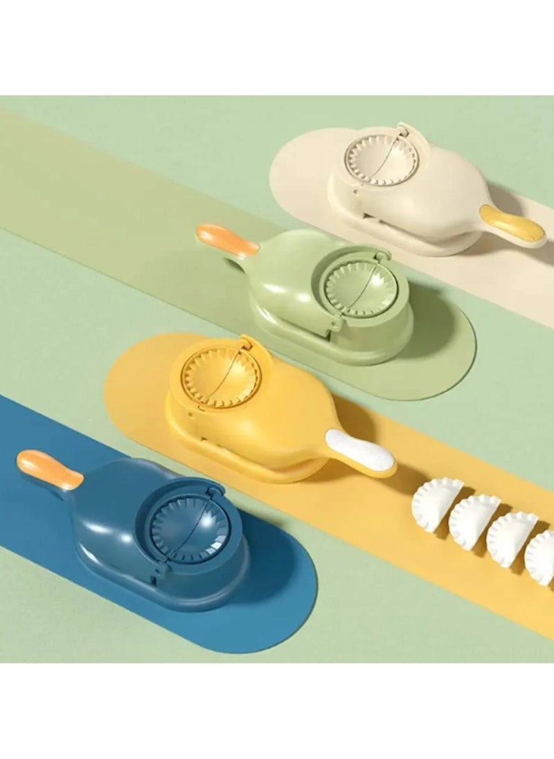 إلترازون 2 in 1 Dumplings Maker and Samosa Maker – Manual Momo Making Tool for Fast and Easy Dumpling Preparation – Dough Press and Filling Spoon in One – Multicolor Kitchen Gadget for Samosas, , Empanadas, Pastries, and Ravioli – Easy to Use & Clean - Image 3