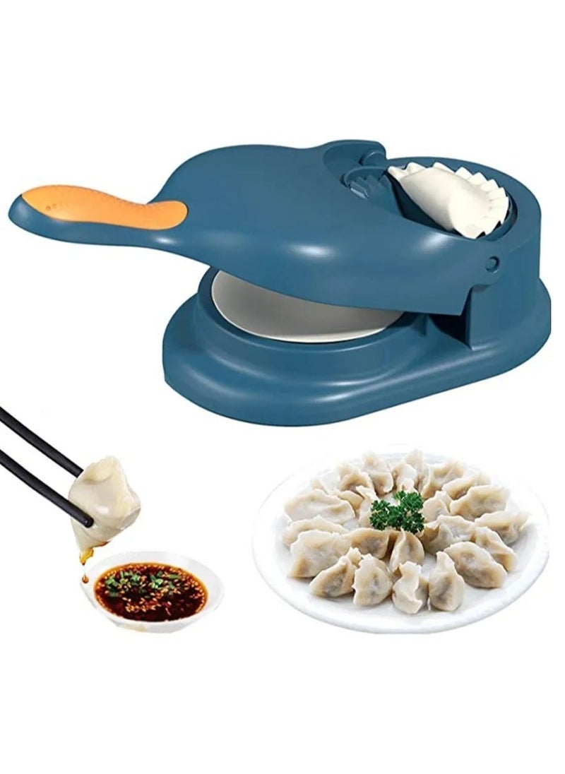 إلترازون 2 in 1 Dumplings Maker and Samosa Maker – Manual Momo Making Tool for Fast and Easy Dumpling Preparation – Dough Press and Filling Spoon in One – Multicolor Kitchen Gadget for Samosas, , Empanadas, Pastries, and Ravioli – Easy to Use & Clean - Image 1