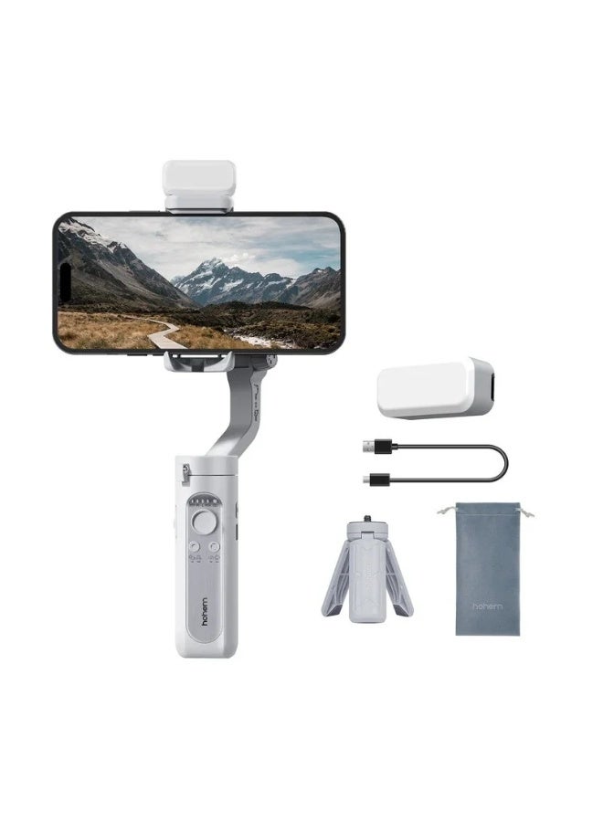 hohem ISXEK iSteady XE Kit 3-Axis Smartphone Stabilizer with Magnetic Fill Light - Image 1