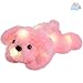 WEWILL 10 Light up Pink Puppy Dog LED Stuffed Animal with Colorful Night Light Glow Soft Plush Toy Gifts for Kids on Christmas Birthday - Image 3