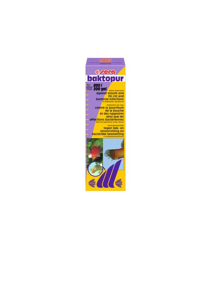 Sera Baktopur Aquarium Bacterial Infection Water Conditioner For Fish Tank