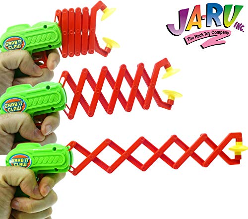 JA-RU Kids Grabber Claw (1 Pack) 12 Inch Long Plastic Reacher Machine. Robot Hand Toy. Trash Pickup Extender Tool. Interactive Learning Hand Eye Coordination Toys. 5614-1A - Image 4