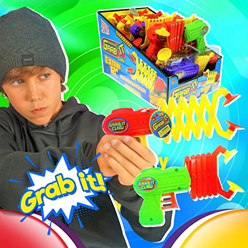 JA-RU Kids Grabber Claw (1 Pack) 12 Inch Long Plastic Reacher Machine. Robot Hand Toy. Trash Pickup Extender Tool. Interactive Learning Hand Eye Coordination Toys. 5614-1A - Image 5