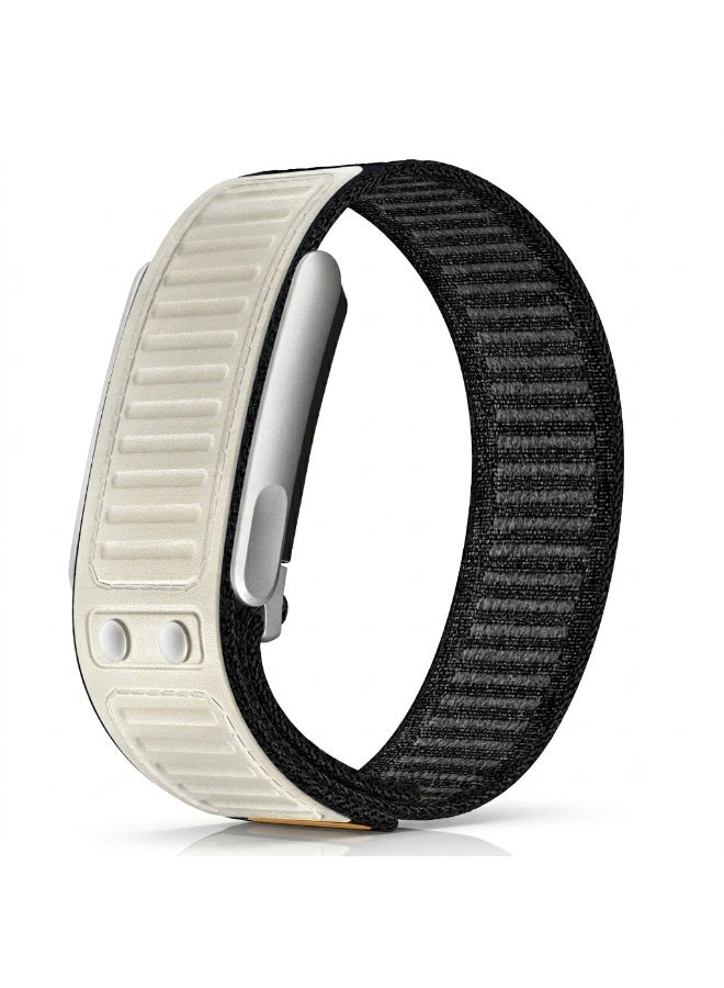TEMPO Navigator Hybrid Nylon & Silicone Sport Replacement Strap Compatible for WHOOP 5.0 Life /MG – ECG Compatible Fitness Tracker, Breathable & Durable with Secure Slider Connector Band | NOT for Gen 4 - Image 1