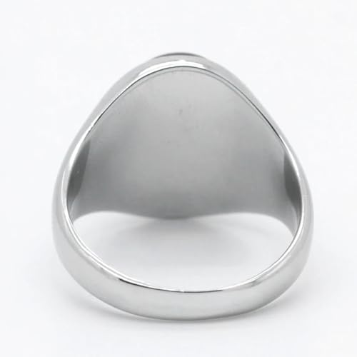 LovePlus S925 Sterling Silver Black Natural Agate Stone Brown Tiger Eye Stone Men's Ring Türkiye Handmade Agate Jewelry Luxury Ring for Men and Women Simple Design 6-13 (10 brown) - Image 3