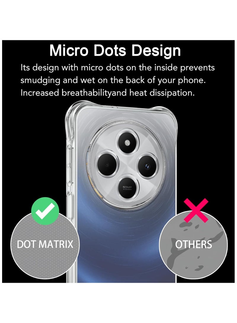 Fankalo حافظة هاتف لهاتف شاومي ريدمي 14C 4G / شاومي بوكو C75 4G شفافة للغاية رفيعة مضادة للخدش ومضادة للصدمات غطاء خلفي واقي من TPU - Image 3