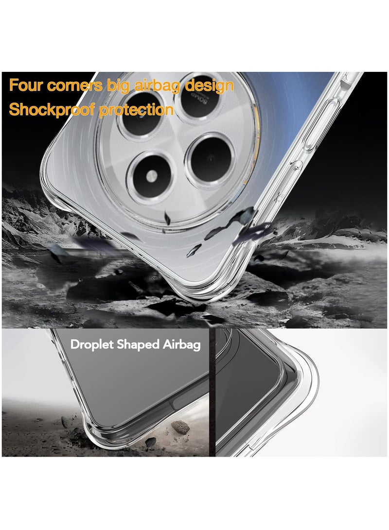 Fankalo حافظة هاتف لهاتف شاومي ريدمي 14C 4G / شاومي بوكو C75 4G شفافة للغاية رفيعة مضادة للخدش ومضادة للصدمات غطاء خلفي واقي من TPU - Image 4