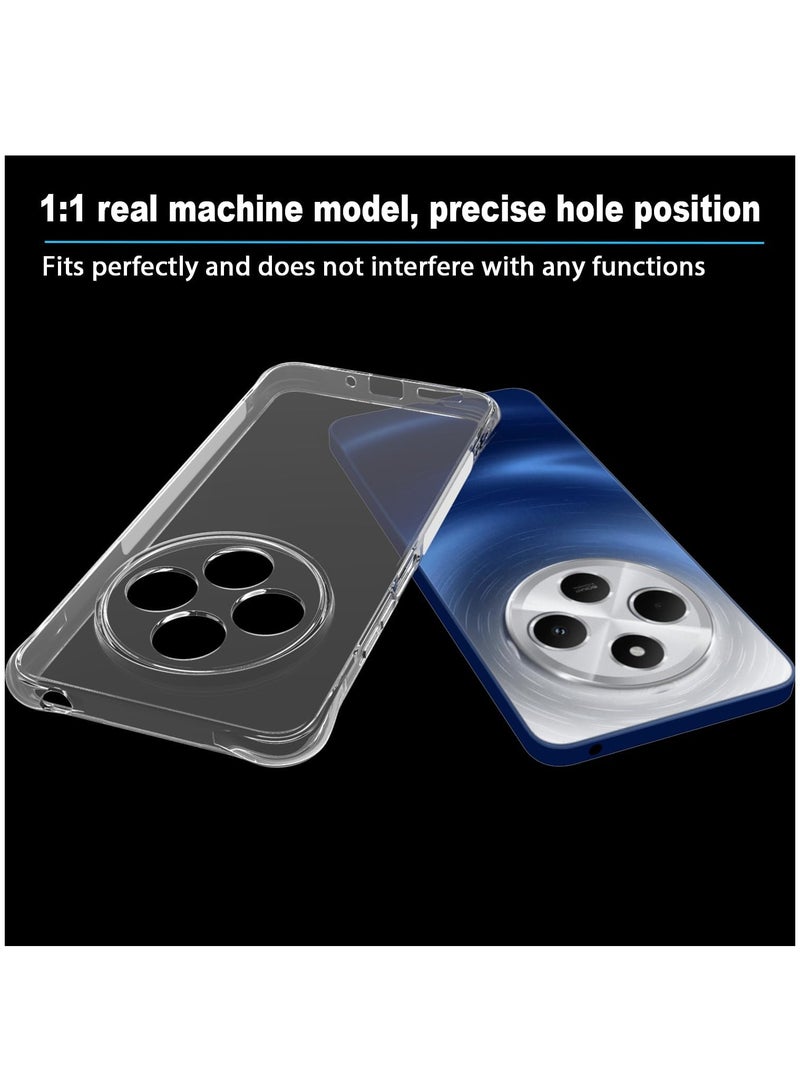 Fankalo حافظة هاتف لهاتف شاومي ريدمي 14C 4G / شاومي بوكو C75 4G شفافة للغاية رفيعة مضادة للخدش ومضادة للصدمات غطاء خلفي واقي من TPU - Image 5