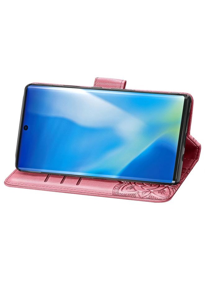 Green Tiger - Case For Arrows NX9 F-52A Butterfly Love Flower Embossed Horizontal Flip Leather Case with Bracket / Card Slot / Wallet / Lanyard - Image 1