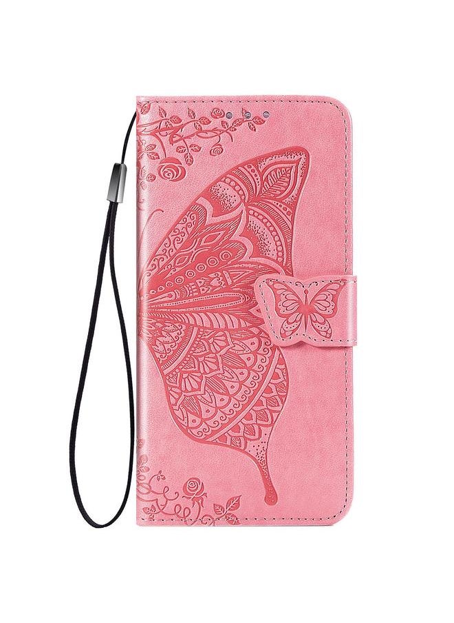 Green Tiger - Case For Arrows NX9 F-52A Butterfly Love Flower Embossed Horizontal Flip Leather Case with Bracket / Card Slot / Wallet / Lanyard - Image 1