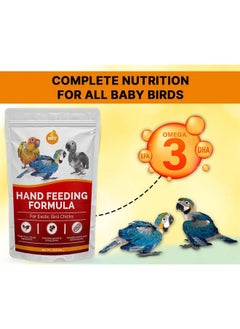 Natural Hand Feeding Formula For Baby Birds For Exotic Baby Bird Conure Finch Chicks Cockatiel Lovebird Afican Grey Parrot Sunconure, Advanced Bird Growth For All New Born Baby Birds (250 Gm) - pzsku/Z9F705C9BD04FD95ECB5AZ/45/_/1728281236/f2b33561-1345-4a61-a04d-4db96e071d9a