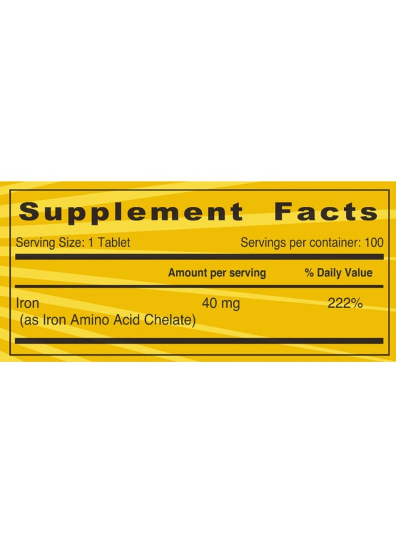SUNSHINE NUTRITION High Potency Iron 40 Mg  - Image 2