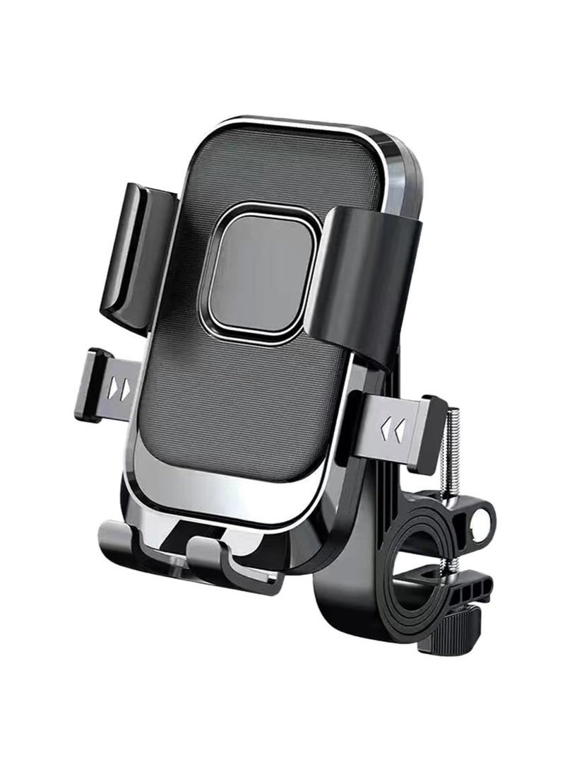 Shock-Absorbing Motorcycle Phone Holder, Adjustable Mount Bracket for Motorbike and Bicycle, Universal Fit for iPhone, Samsung, Huawei, Xiaomi, Redmi, Honor, and More - Image 1
