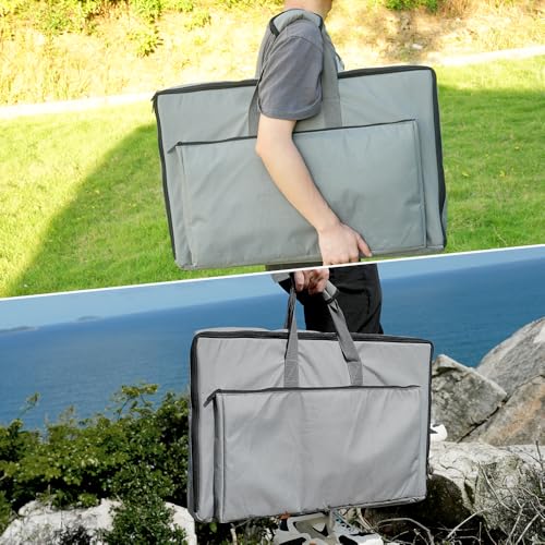 XTAR starlink bag gen 3 starlink travel case, starlink storage box Outdoor Travel Bag, starlink carrying case for Starlink GEN 3 Dish and Accessories, Gray/black - Image 4