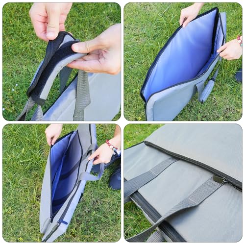 XTAR starlink bag gen 3 starlink travel case, starlink storage box Outdoor Travel Bag, starlink carrying case for Starlink GEN 3 Dish and Accessories, Gray/black - Image 3