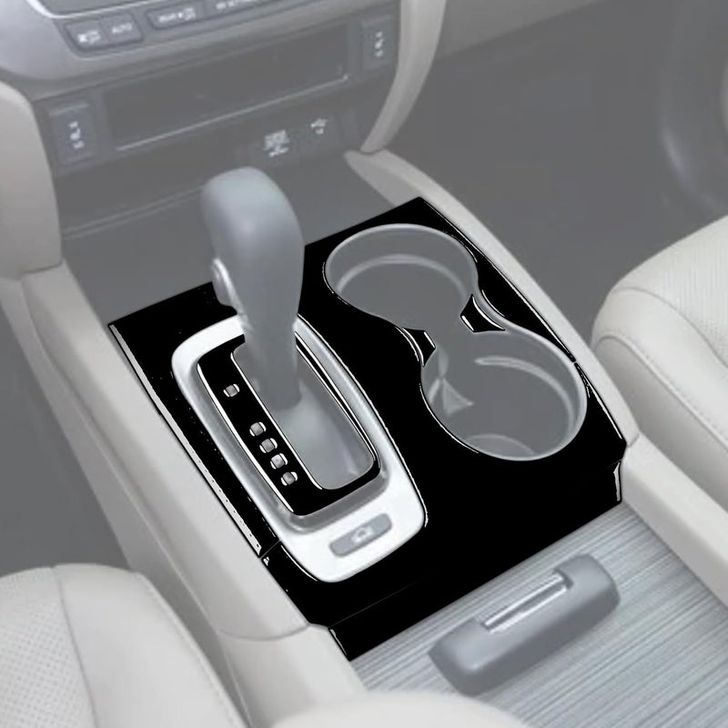 UOADA 6pcs Car Center Console Gear Shift Panel Decorative Sticker for Honda Ridgeline and Pilot - Image 1