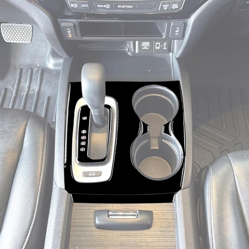 UOADA 6pcs Car Center Console Gear Shift Panel Decorative Sticker for Honda Ridgeline and Pilot - Image 3
