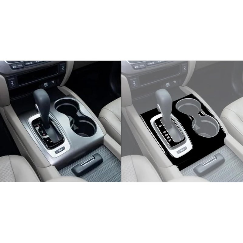 UOADA 6pcs Car Center Console Gear Shift Panel Decorative Sticker for Honda Ridgeline and Pilot - Image 5