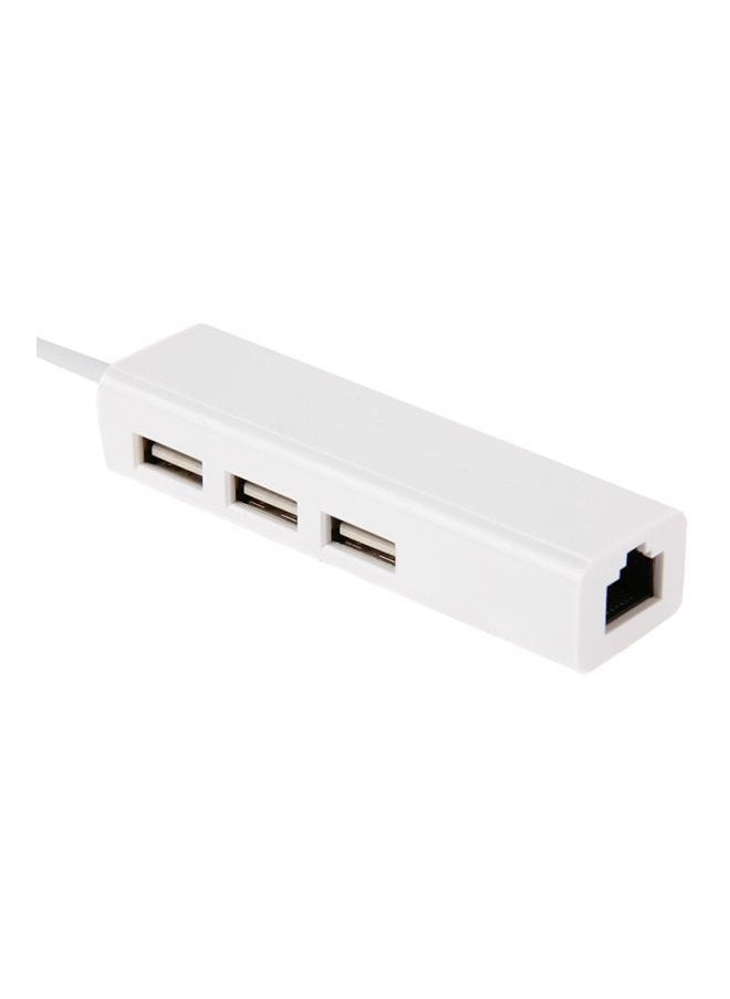 نيبمينينت - موزع منافذ Type-C USB مع محول إيثرنت أبيض - Image 1