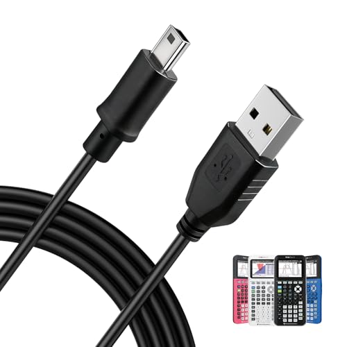 GOLDYIPE Ti 84 Plus ce Charger, ti84 Plus ce Charger Cable for Texas Instruments Calculators TI84 Plus TI-84 C Silver Edition TI 89 Titanium TI Nspire CX TI Nspire CX CAS Calculator Charger - Image 2